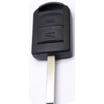 Opel 2-knops sleutelbehuizing - sleutelbaard recht