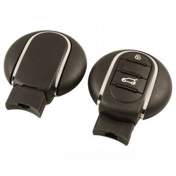 Mini 3-knops smart key met elektronica 433MHZ - ID46 transponder Image