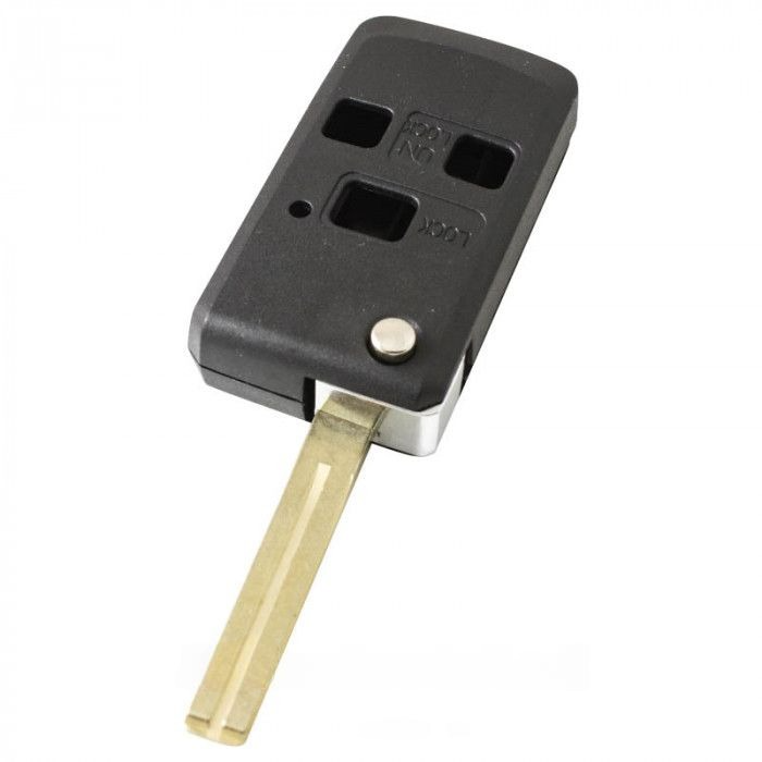 Lexus 3-knops klapsleutel - sleutelbaard recht (ombouwset) main product photo
