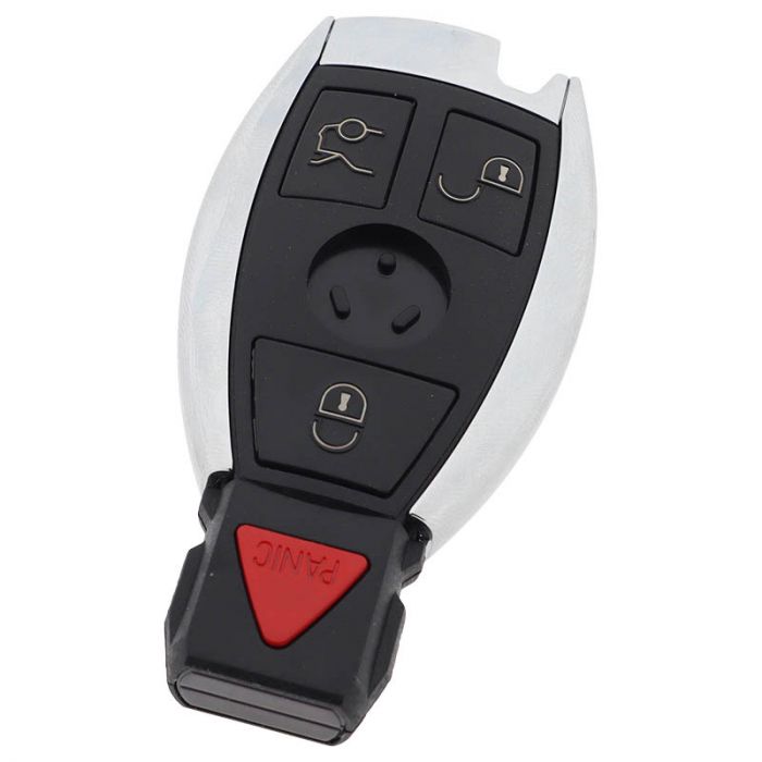 Mercedes 4-knops Smart Key Behuizing met paniek knop main product photo