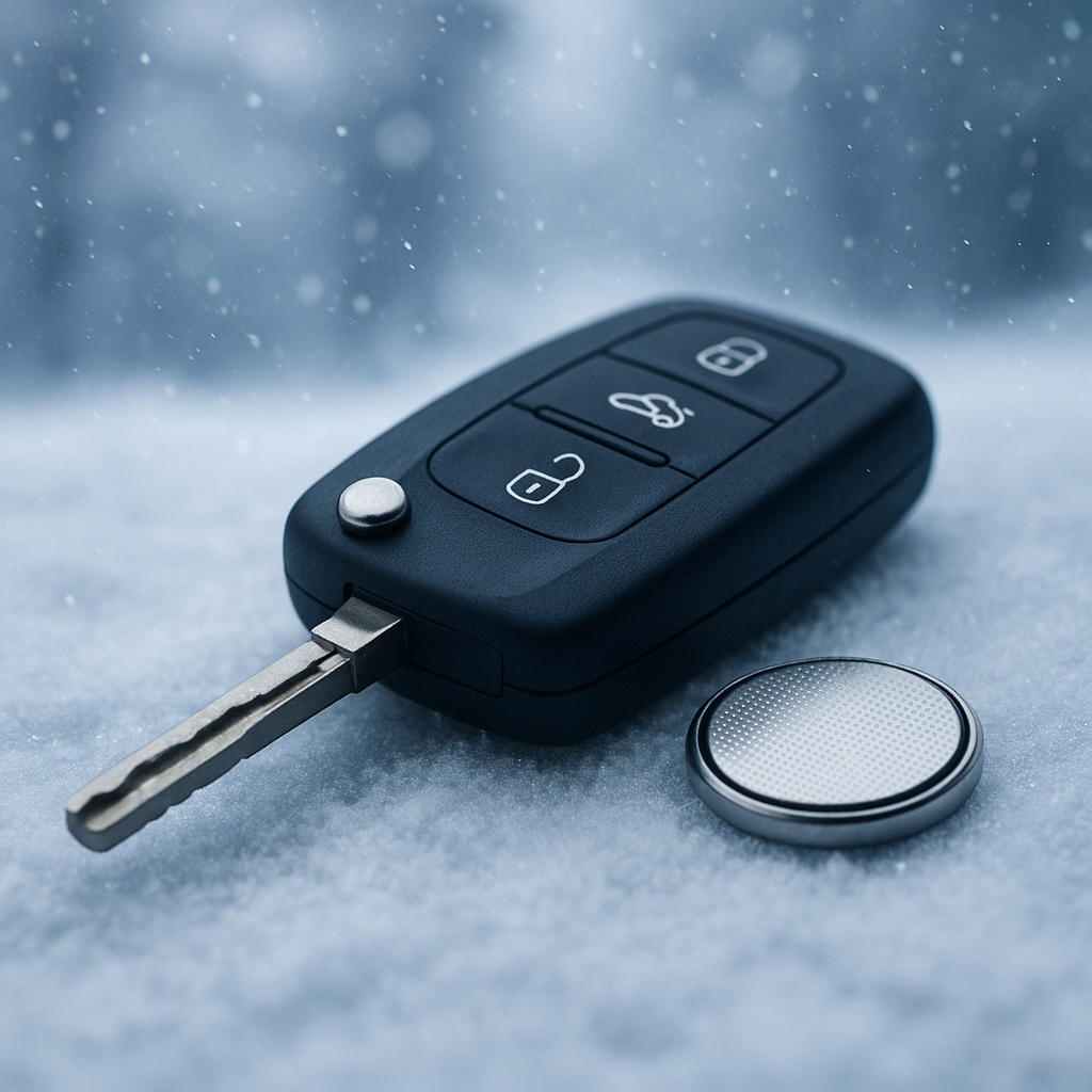 Waarom raakt mijn autosleutel sneller leeg in de winter?
