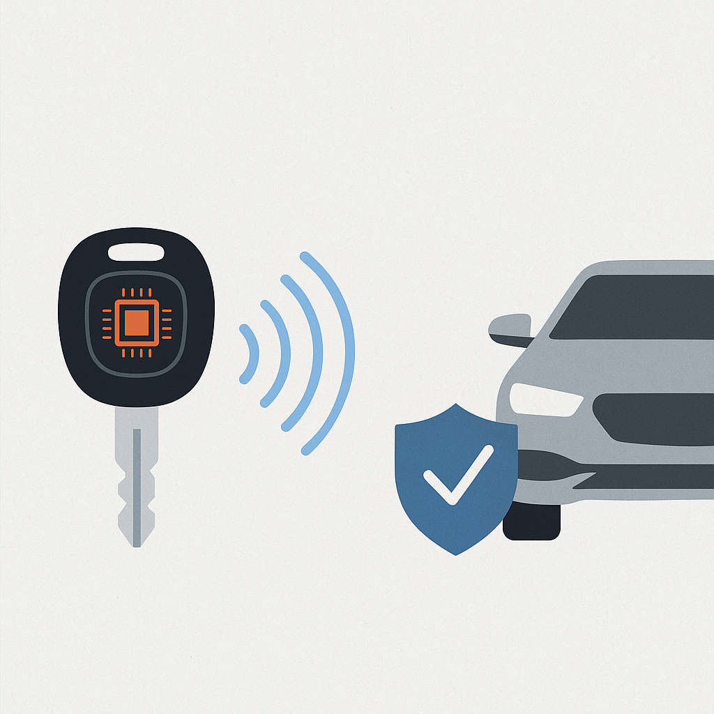 Hoe werkt een transponderchip in je autosleutel? Alles wat je moet weten