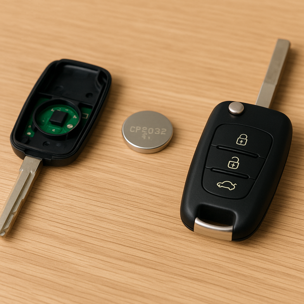 Werkt mijn autosleutel nog als de batterij leeg is?