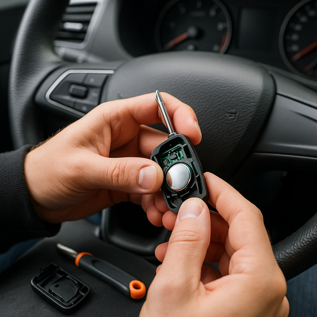 Is een autosleutel met afstandsbediening te repareren?