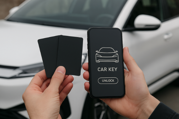 Keycards en smartphone sleutels bij Aziatische EV’s