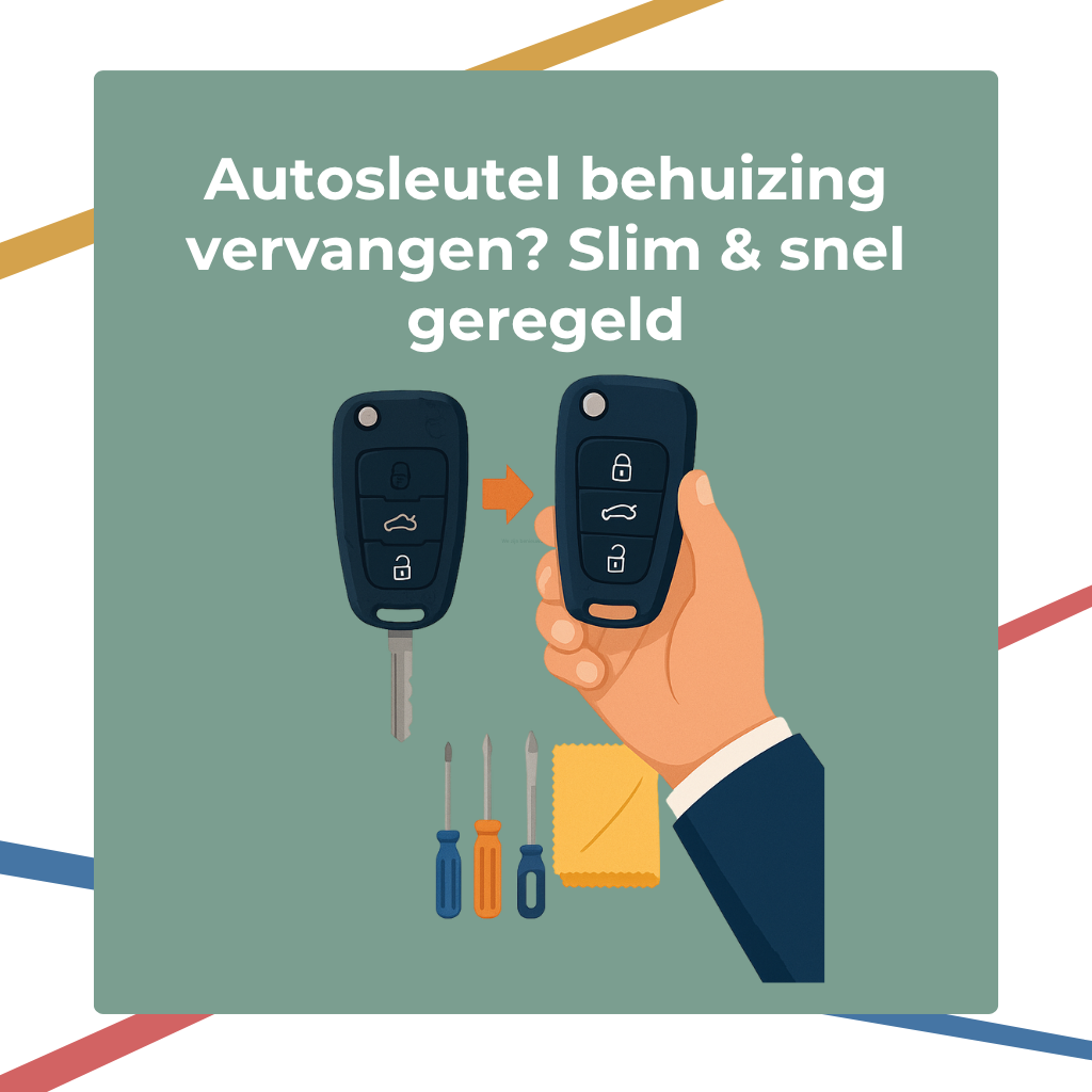 Autosleutel behuizing vervangen? Slim & snel geregeld